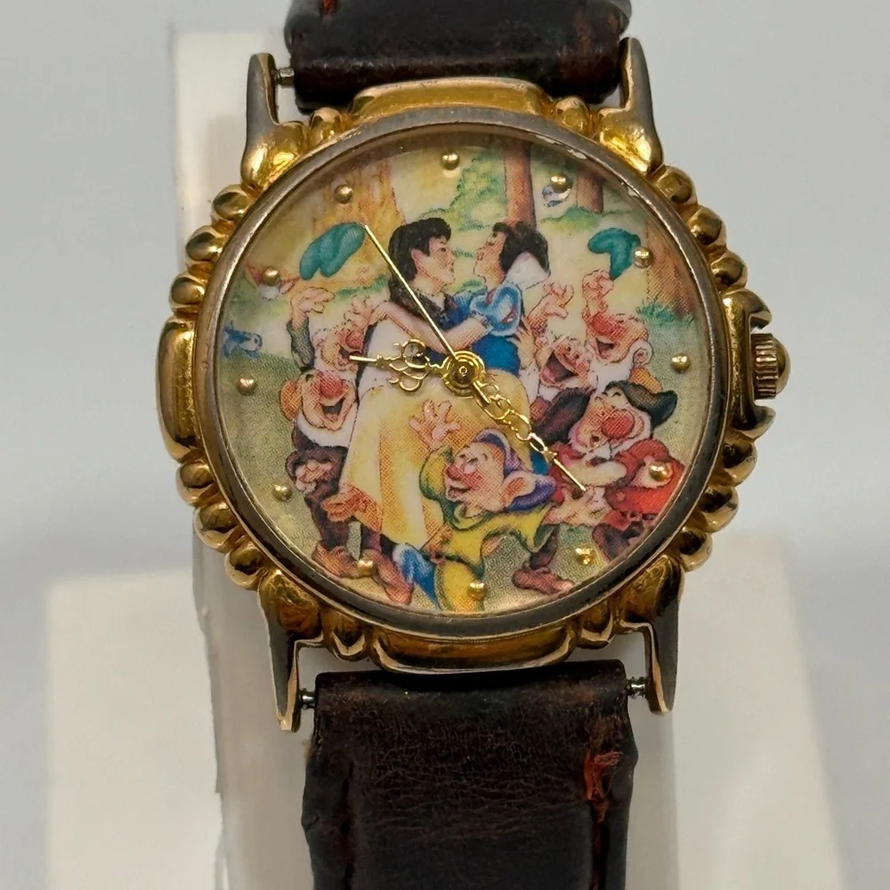 Working! 1994 Disney Snow White Someday My Prince Will Come LTD Watch Boxed - Picture 3 of 12